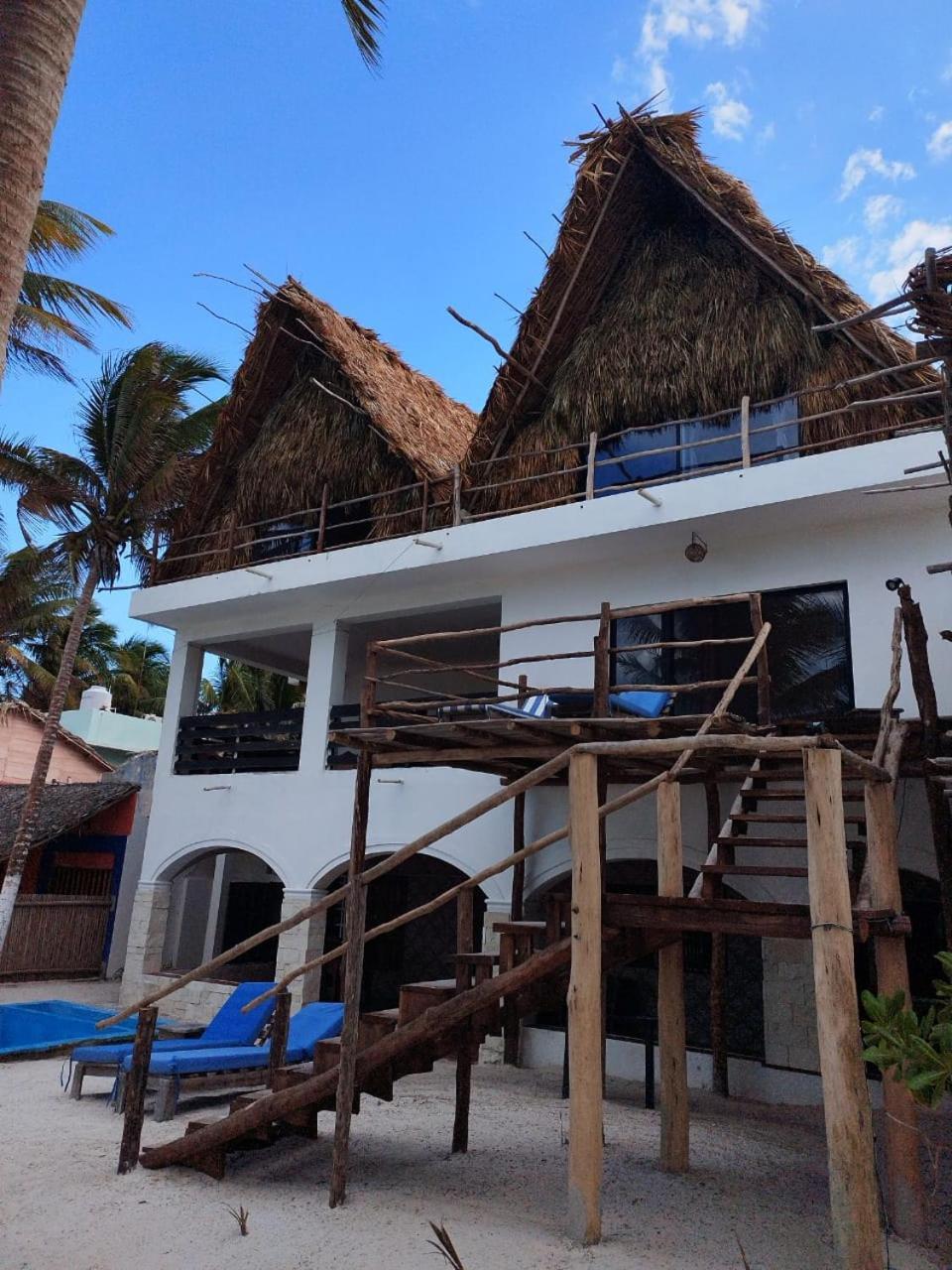 Casa Mate Beachfront Houses El Cuyo Kültér fotó